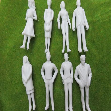 150 Scale Model Miniature White Figures Architectural Model Human