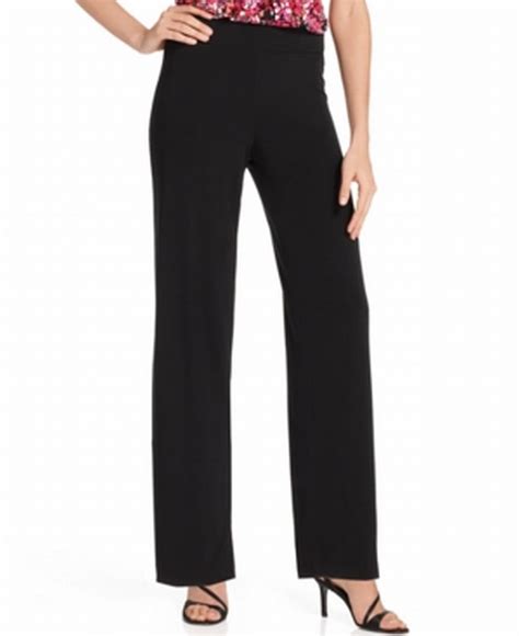 Ny Collection Womens Petite Wide Leg Dress Pants Pxl