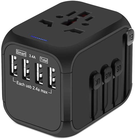 Haobase Universal Travel Adapter All In One Worldwide Travel Charger Travel Socket