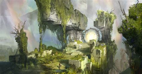 Video Game Landscape Concept Art