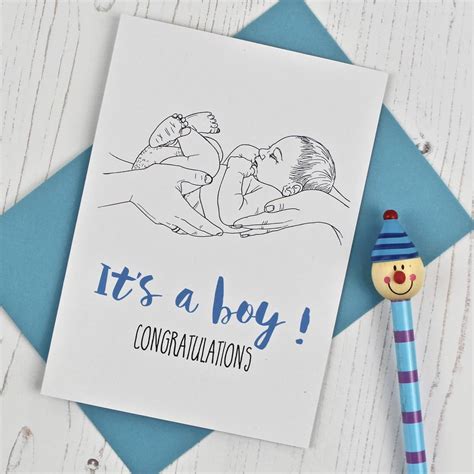 New Baby Congratulations Card By Adam Regester Design