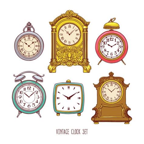 Antique Clock Illustrations Royalty Free Vector Graphics And Clip Art