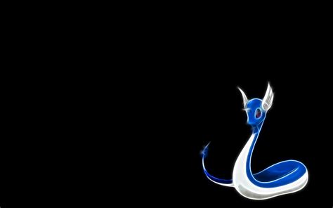 Free Download Pokemon Dragonair Dragonite Black Background Dratini
