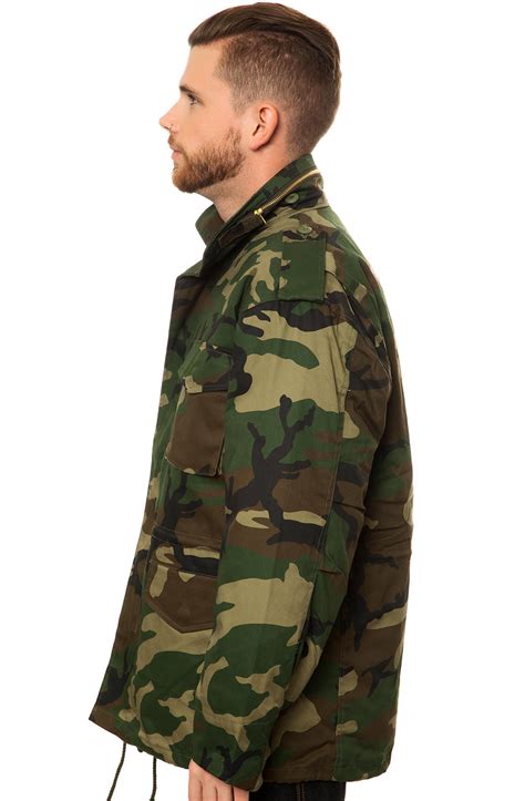 lyst rothco the m65 field jacket in green for men