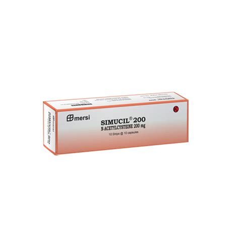 Simucil 200 Mg 10 Kapsul Kegunaan Efek Samping Dosis Dan Aturan