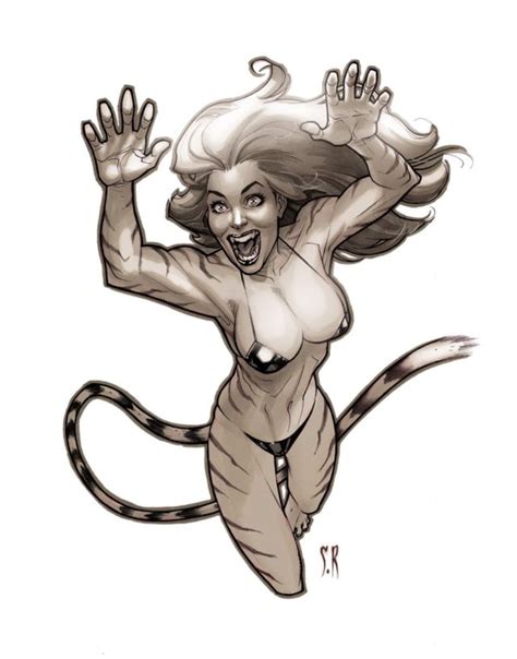 Nude Sketch Tigra Porn Pinup Art Superheroes Pictures Pictures My Xxx