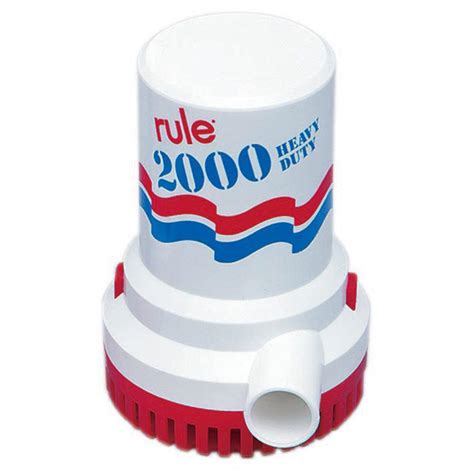 Rule Higher Capacity Bilge Pump 2000 GPH 7570 LPH 12 Volt 10 The