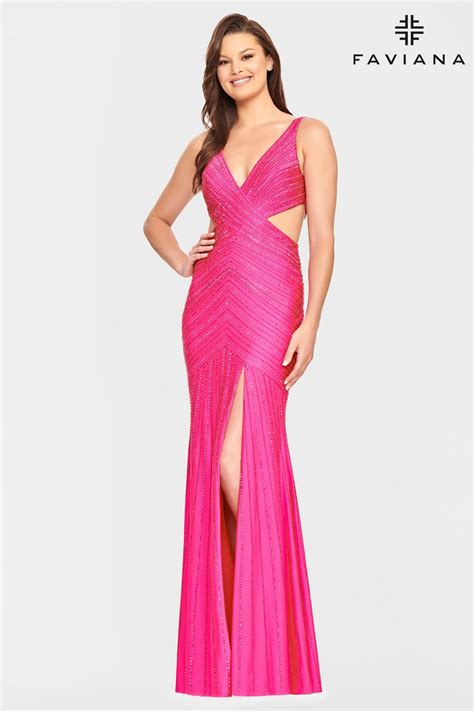 Pink Prom Dresses Faviana