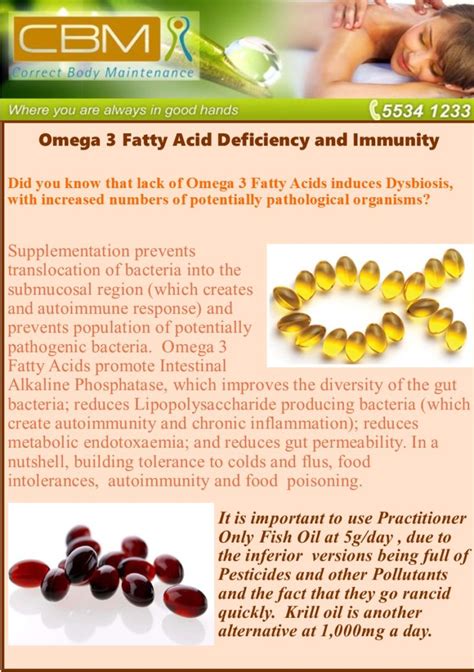Omega 3 Fatty Acid Deficiency And Immunity Correct Body Maintenance