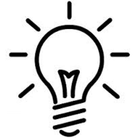 Lightbulb Outline | Clipart Panda - Free Clipart Images