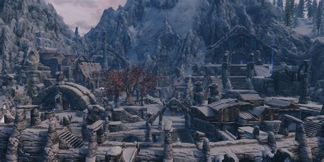 Skyrim Mod Converts Ruins Into A City For Mages