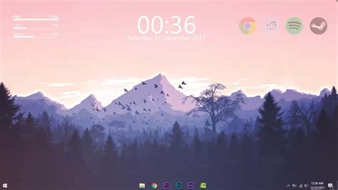Pink Mountains Desktop Make Windows Look Better Youtube