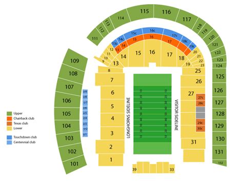 Darrell K Royal Memorial Stadium Seating Chart Cheap Tickets Asap