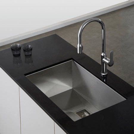 Shop wayfair for the best 28 inch kitchen sink. Kraus Pax Zero-Radius 28 -inch 16 Gauge Undermount Single ...