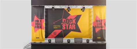 Stage Banner Printing For Bands Events And Concerts