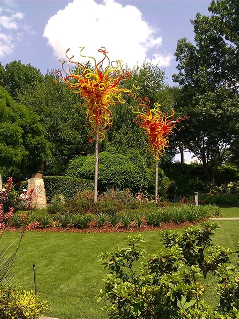 Dave Chihuly Glass Sculpture At The Dallas Arboretum May 2012