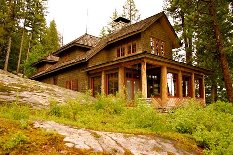 Classic camp (cabin with loft). Adirondack Style Cabin | McCall Design & Planning