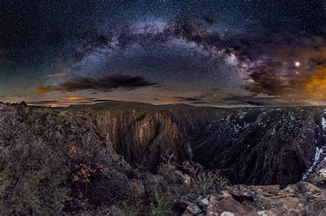 Interesting Photo Of The Day Black Canyon At Night