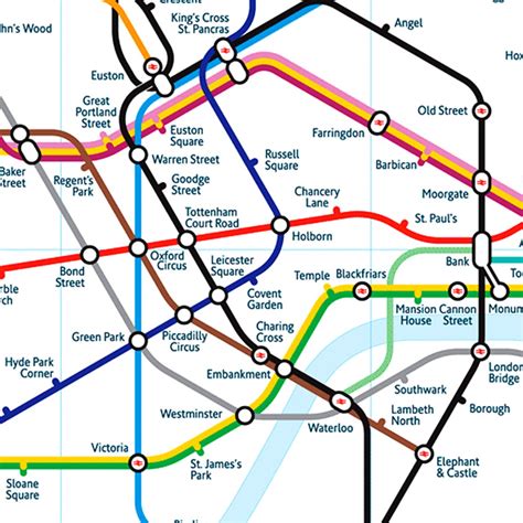 Infographic Of The Day The Re Redesigned London Tube Map