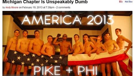 Mich Fraternity Punished For Posing Nude With Flag