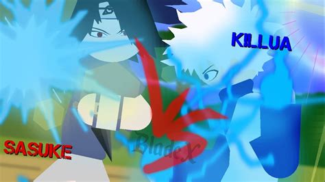 Sasuke Vs Killua Naruto Vs Hunter X Hunter Stick Nodes Animation