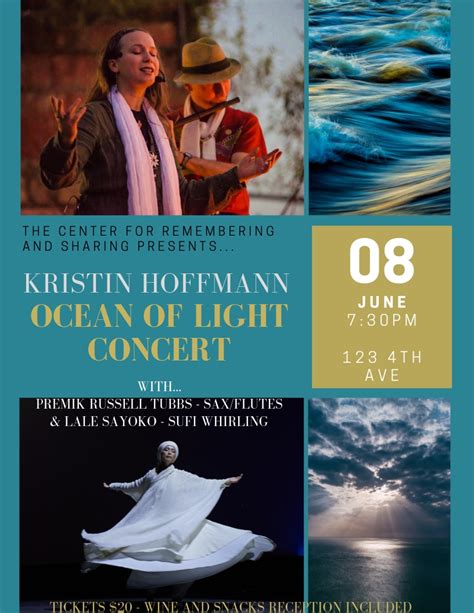 World Ocean Day Concert With Kristin Hoffmann Crs Center For
