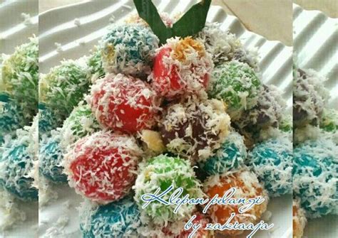 Resep Klepon Pelangi Oleh Zakiaaja Cookpad