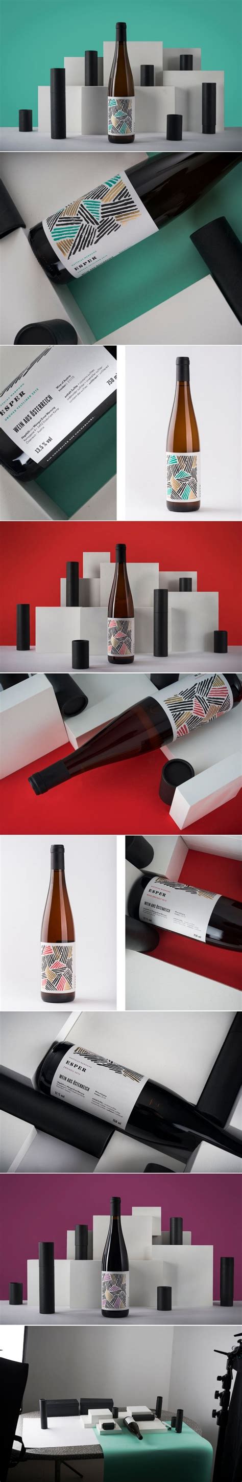 Esper Is A Wine With A Lively Label Wine Label Design Wine Packaging