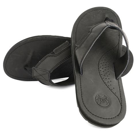 Mens Classic Black Flip Flops Harmon Free Delivery Over £20 Urban Beach