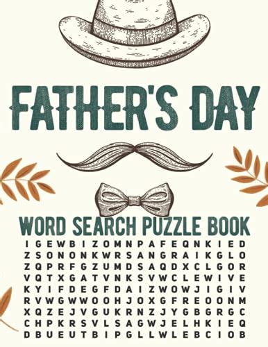 Fathers Day Word Search Puzzle Book 50 Fathers Day Large Print