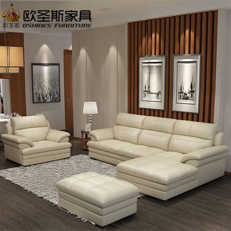 2019 New Design Italy Modern Leather Sofa Sectional