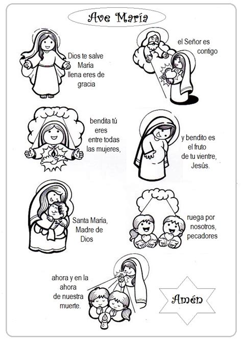 Catequesis Infantil 2014b Aprendiéndonos El Ave María