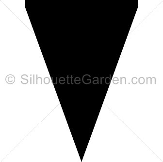 pennant silhouette