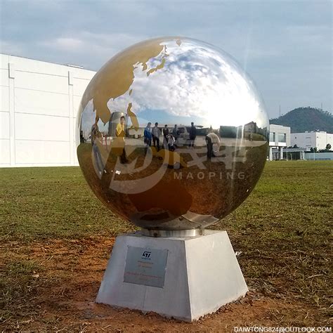 Outdoor Globe Stainless Steel Sphere Sculpture