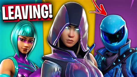 Last Chance To Get These Exclusive Skins Fortnite Youtube