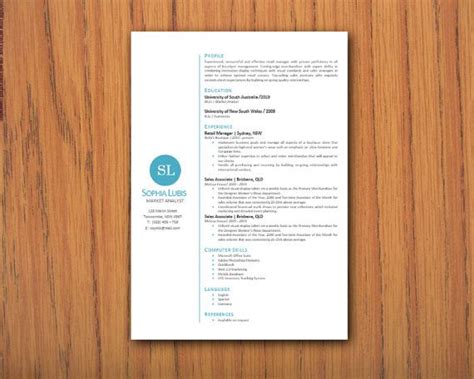 Modern Microsoft Word Resume 1 And 2 Page Template By Inkpower 1000