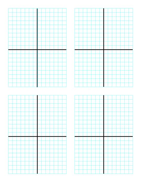 Cartesian Graph Four Per Page Free Download