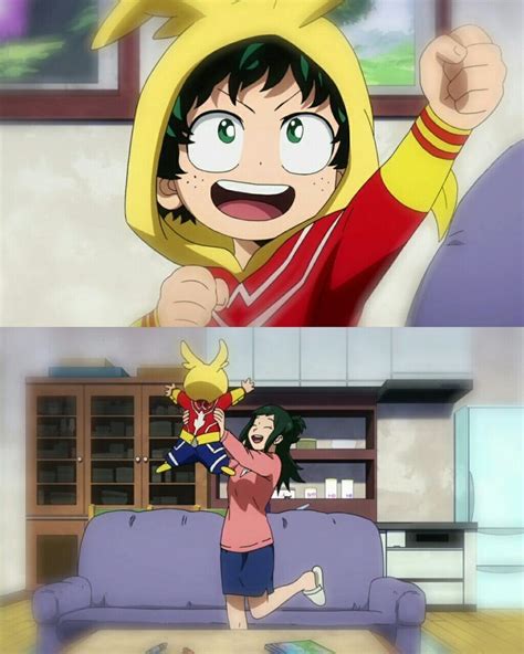 Boku No Hero Academia Midoriya Izuku And Mom Dibujos Anime De Amor