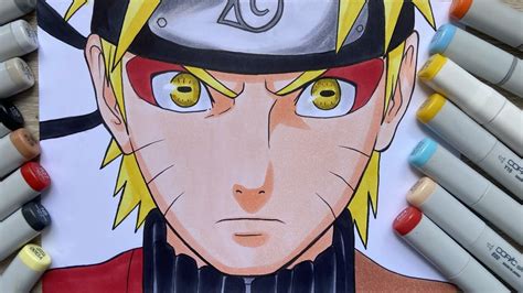 Como Desenhar O Naruto Modo Sennin Passo A Passo Drawing Naruto