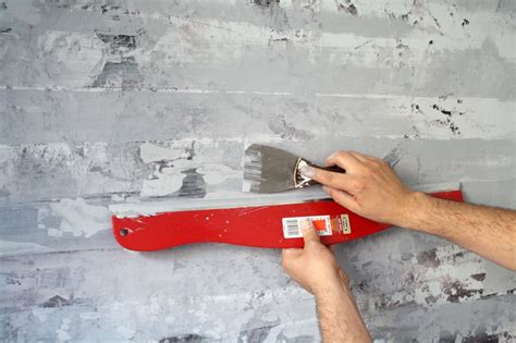 Diy Home Decor How To Paint A Faux Concrete Wall Finish Apartment