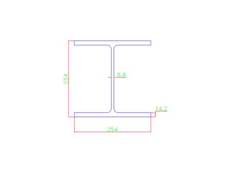 Uc254x254x73 Cad Block And Typical Drawing