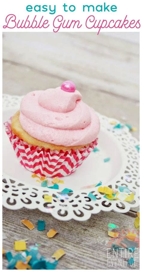 Bubble Gum Cupcakes Todays Creative Life