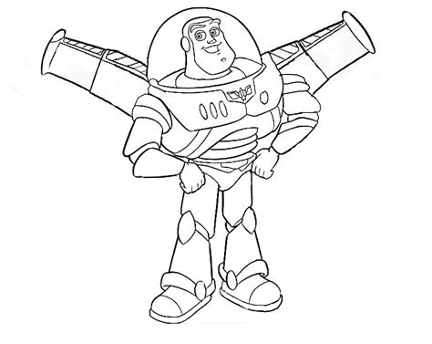 Toy Story Buzz Lightyear Coloring Sheet Coloring Pages