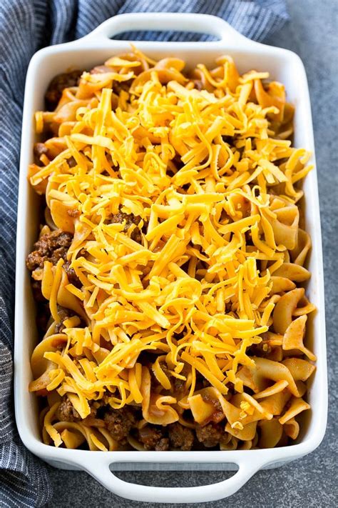 Dish up some comfort food with this hearty beef ragù flecked with celery, tomato and carrots, served over reames® homestyle egg noodles. Beef Noodle Casserole - Dinner at the Zoo