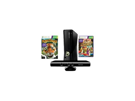 Microsoft Xbox 360 4gb Kinect Bundle Wkinectimals And Kinect