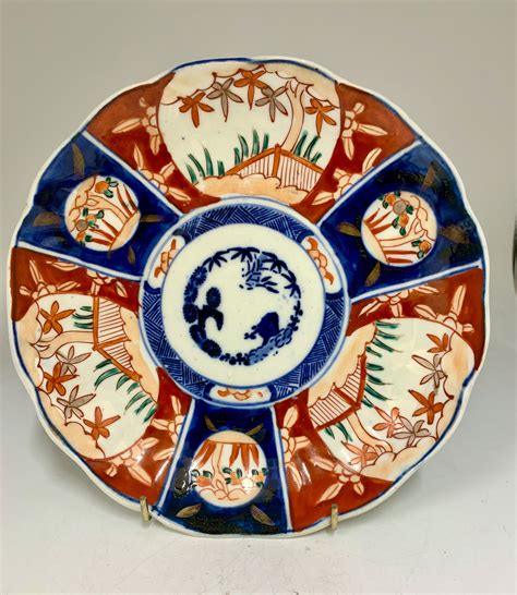 Antique Imari Porcelain Plate Circa 1870 729382 Uk