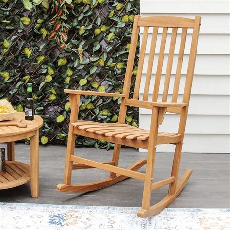 Cambridge Casual Thames Plantation Teak Frame Rocking Chairs With