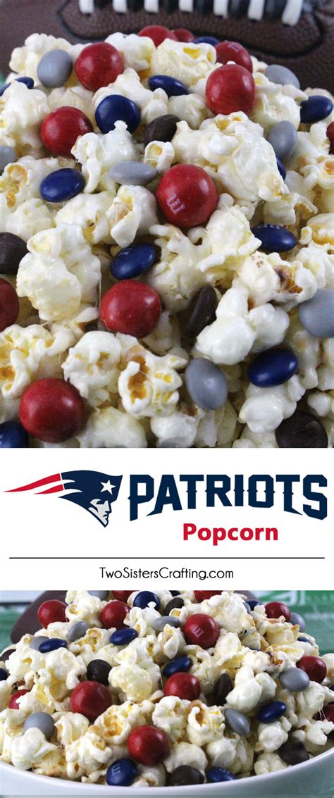 New England Patriots Popcorn Two Sisters