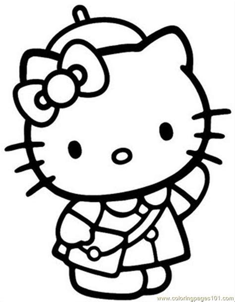 Hellokitty4 Coloring Page For Kids Free Hello Kitty Printable