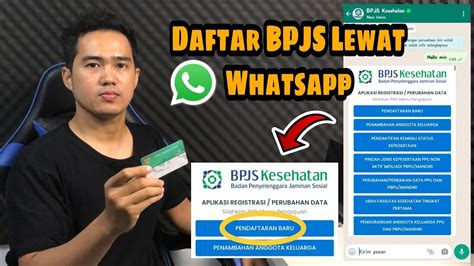 Cara Daftar Bpjs Lewat Wa Pandawa Mudah Dan Cepat Youtube